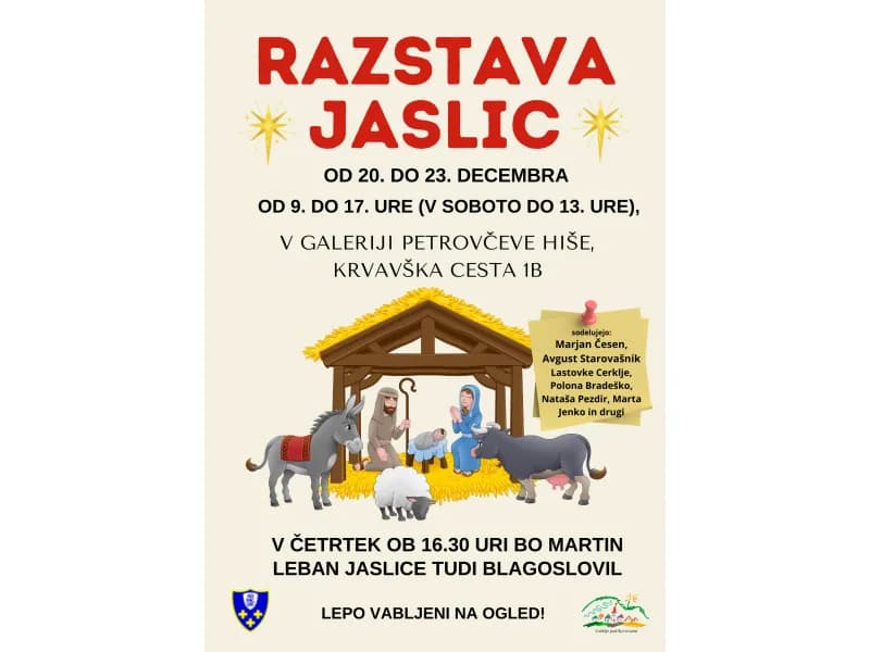 Vabilo za sodelovanje pri razstavi JASLIC!