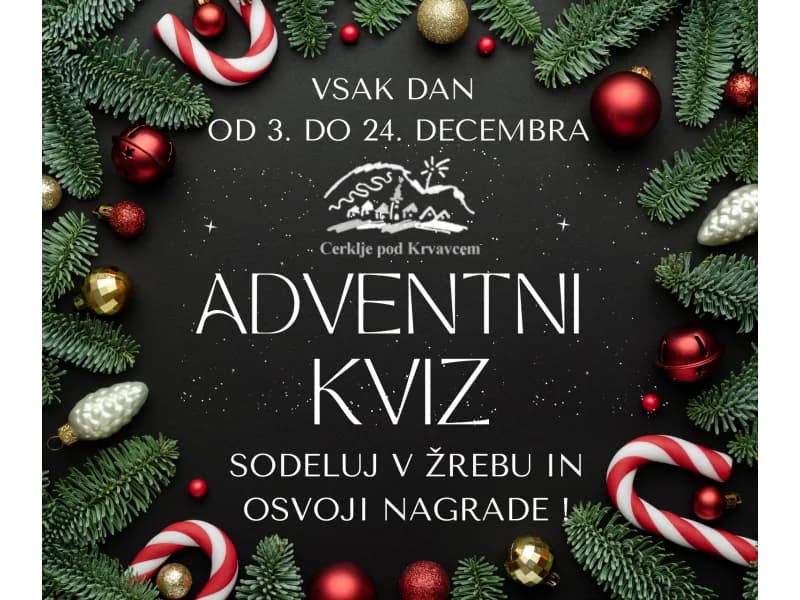 Prijavite se v Visit Cerklje Adventni kviz!