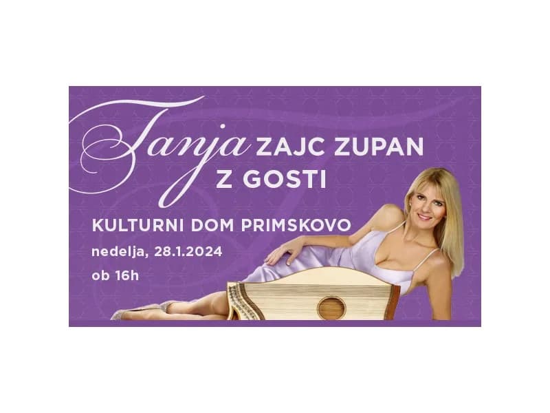Koncert citrarke Tanje Zajc Zupan - karte v TIC Cerklje