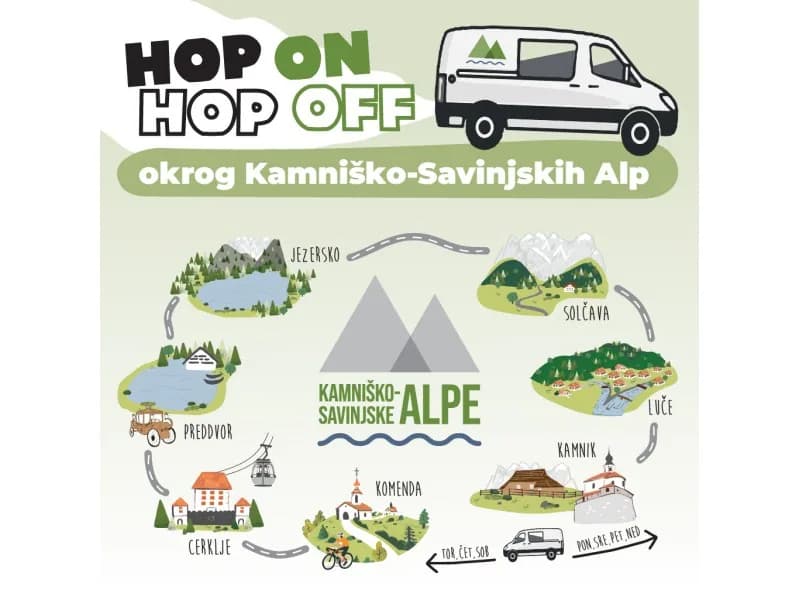 Na izlet okrog Kamniško-Savinjskih Alp z organiziranim prevozom