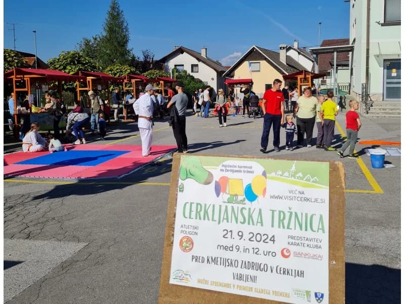 Utrip septembrske Cerkljanske tržnice