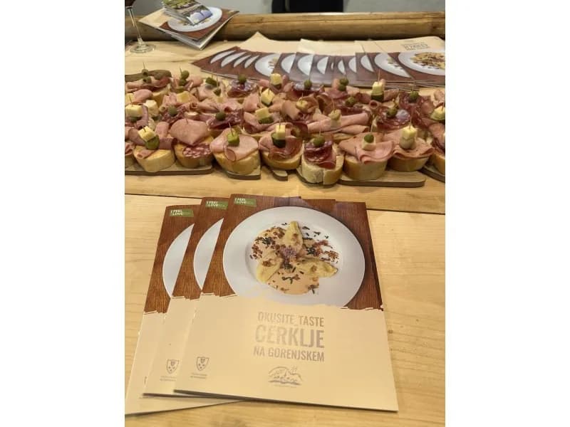 New culinary catalogue and revamped tourist map of Cerklje na Gorenjskem