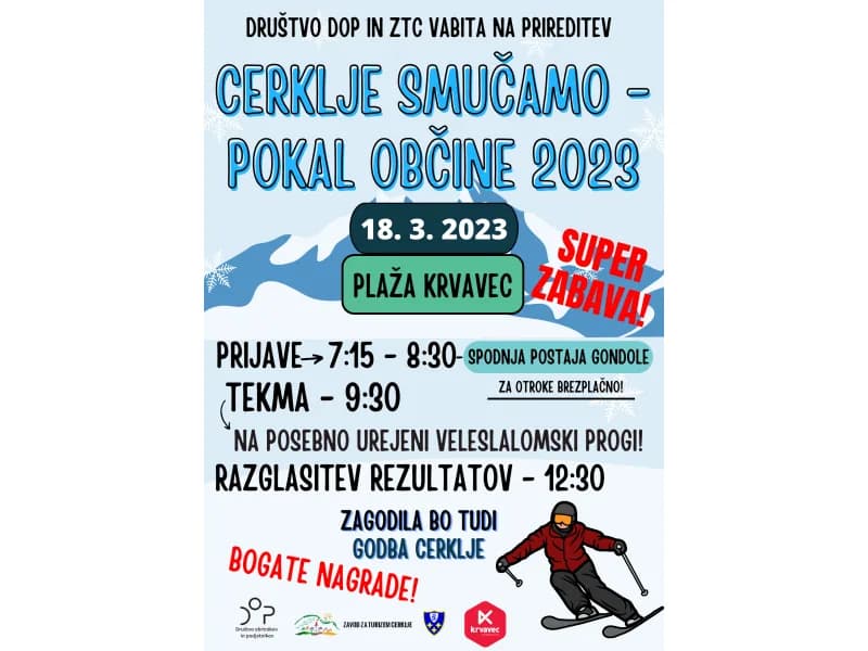 Cerklje smučamo - pokal občine 2023