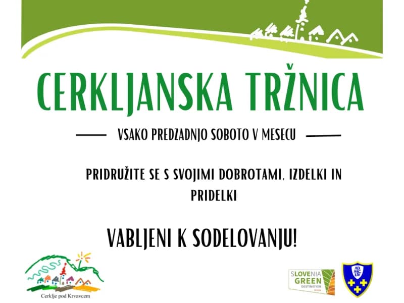 Invitation and registration – Cerklje Market