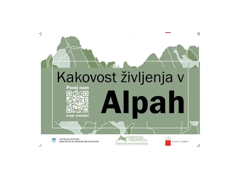 Kakovost življenja v Alpah – povejte nam svoje mnenje!