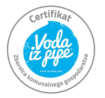 Certifikat Voda iz pipe, Zbornica komunalnega gospodarstva
