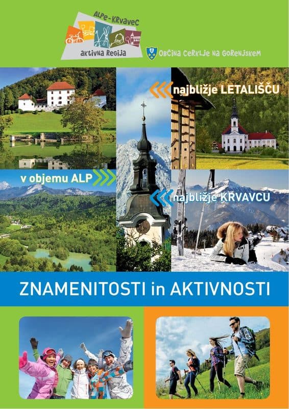 Naslovnica: Katalog aktivnosti in znamenitosti