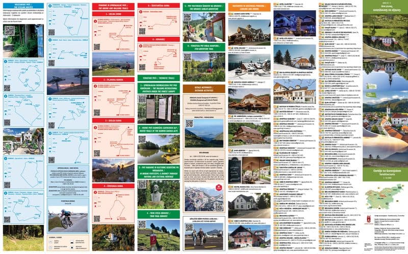 Naslovnica: Turistična karta – poti, nastanitve in kulinarika